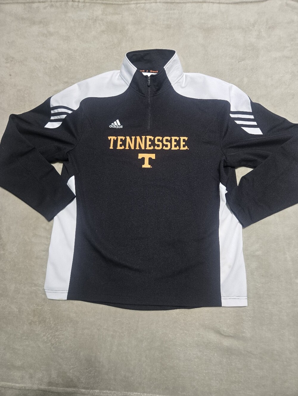 Tennessee Volunteers Adidas Scorch Climalite 1/4 Zip Track Jacket Men Size Med.